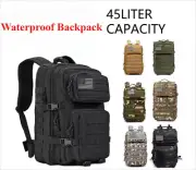 45L Large Military Tactical Backpack Army Molle Bag Rucksack 3 Day Assault Pack