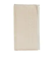 TWINSET Sequin Logo Scarf in Tech Fabric One size beige