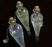 Palm Sized Glass Empty Potion/Wish Bottle w/ Cork Fill With Your Hearts Desire