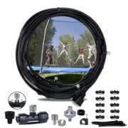 Fogalnd Patio Misting System : Outdoor Misting System 49ft Misting Cooling Sy...