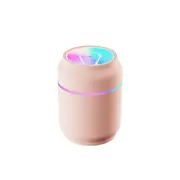 Colorful Cup Air Humidifier Desktop Home Car Air Humidifier (Pink)