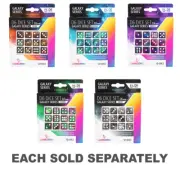 Genuine Gamegenic Premium Quality Galaxy Series: D6 Dice Set 16mm (12 Pieces)