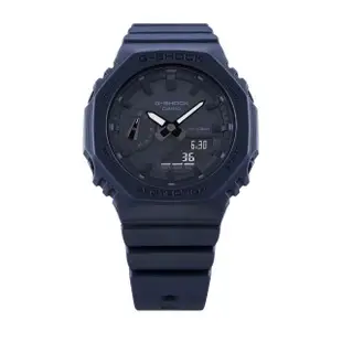 【CASIO 卡西歐】G-SHOCK八角純色雙顯錶(GMA-S2100BA-2A1)