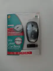 Logitech V400 Laser Cordless Notebook Mouse- Grey