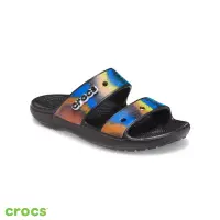 在飛比找Yahoo奇摩購物中心優惠-Crocs 卡駱馳 (中性鞋) 經典星際渲染雙帶拖鞋-208