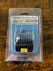 WAHL Stainless Steel Attachment Guide Combs #0 5/8" 16 mm 3375-100 NEW SEALED