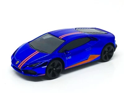 Majorette Lamborghini Huracan Avio Chrome Blue 1:64 (3") no Package