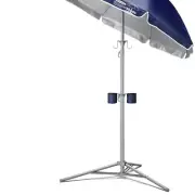 Lightweight Adjustable Sun Protection Umbrella - 5ft Navy Canopy for All Seasons