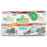 Organic Seaweed Snack Teriyaki 1.05 Oz By Gimme