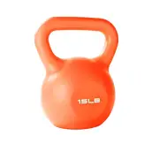 NNETM 1pc 15lbs Kettlebell for Fitness and Strength Training