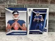 MALIK WILLIS ~ 2022 Rookies & Stars ~ 2 Card Lot ~ Base & ROOKIE Rush PWE RC