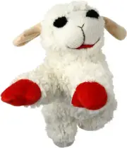 Lamb Chop Dog Toy 10 Inch Squeaks Fun Multipet Soft Plush Dog Toy