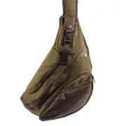 Canvas Sling Bag Backpack Crossbody Shoulder Chest Pack for Men Women Travel ...