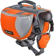 Polyester Pet Dog Saddlebags Pack Hound Travel Camping Hiking Backpack Saddle Bag for Small Medium Large Dogs