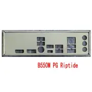 For ASRock B550M PG Riptide I/O Shield Back Plate BackPlate Blende Bracket