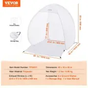 Portable Spray Paint Tent Booth Pop Up Shelter 3.3ft x 2.9ft x 3.3ft Easy Setup