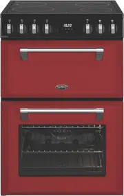 Belling Mini Richmond 60cm Induction Freestanding Cooker - Chilli Red