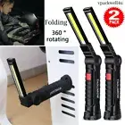 2X Rechargeable LED Work Light Mechanic Work Shop COB Inspection Lamp Hand Torch