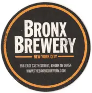 Bronx Brewery Beer Coaster New York City Craft Ales