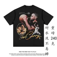 在飛比找蝦皮購物優惠-【滿千免運】stephen curry 史提芬 庫里人物印T