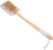 Baluue Bath Brush Exfoliating Sponge Natural Sponge Face Towels Body Sponge Wash Mesh Bathroom Portable Bathtub Non Bath Mat Mats Micellar Bathmat Shower Sponge Wood