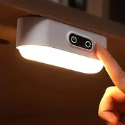 3W Touch Lights, 5 Colors Adjustable, Dimmable Tap Lights, Built-in 2000mAh Battery Rechargeable,Touch Magnetic Mounted Rechargeable Wireless LED Lights, for Wall, Cabinet, Bedroom,Mirror 2700K-6500K
