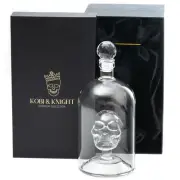 Kobi & Knight Premium Skull Decanter - Handmade Skull Whiskey Decanter with A...