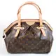 【9.99成新】Louis Vuitton LV M40144 TIVOLI GM 經典花紋肩背包.大現金價$38,800