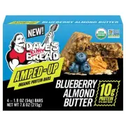 Dave's Killer Bread Bar Protein Organic Blueberry Almond 7.6 oz (Pack of 6)