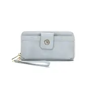 Tosca Women's/Ladie's Card/Cash Holder Multi Slot Wallet Purse 19x3x11cm - Teal