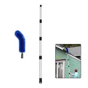 Gutter Cleaning Brush Adjutable Roofing Guard Cleaning Tool with Telescopic Pole