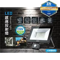 在飛比找蝦皮購物優惠-[百威電子]附發票 太星電工 50W LED 感應式投射燈 