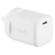3sixT Wall Charger Adapter Nano GaN 30W USB-C PD For Smartphone/Tablet WHT