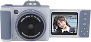 66MP 2.5K Digital Camera with 180° Flip Screen & 16x Zoom, Selfie Camera with LED Fill Light for Vlogging, YouTube, and Low Light Photography (32G Memory Card)