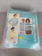 Mary Maxin Vintage New Deadstock Knitting Kit Women's Pullover Vest