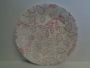 4 Corelle Leaf Stitch Luncheon Plates 8-1/2" Diameter New Made in USA