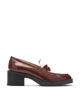 KAIA 40 LOAFER in HAZELNUT/WHITE for Women