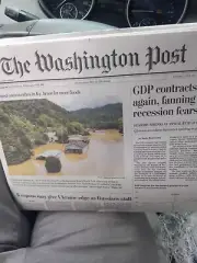 The Washington Post Friday July 29 2022 GDP contracts again, fanning recession