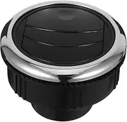 Amosfun C Round Air Conditioning Vent Outlet Electroplated Design for Rv Bus Electric Cars Durable Material Tube Air Vent Replacement