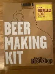 Brand New In Box! BROOKLYN BREW SHOP HOME BEER MAKING KIT BRUXELLES BLONDE MIX