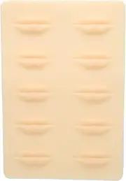 Silicone Makeup Lip Practice Skin Microblading Practice Skin Soft and Flexible Lip Microblading Practice for Artists Beginners