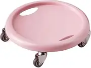 Abdominal Fitness Slide Disc For Multi-directional Muscle Exercise Silent Four-wheel Abdominal Muscle Disc ABS, pink