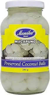 Monika Sweet Macapuno Balls in Heavy Syrup, 340 g