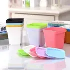 10pcs Flower Pot Small Square Pot Colorful Seedling Tray Succulent Pot Balcony