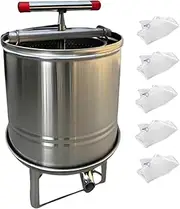 Leefasy Beekeeping Honey Press Machine for Fruit and Oil Extraction, 5 Filtration Bags