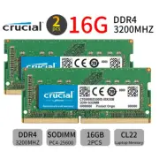 Crucial 32GB 2x 16GB DDR4 3200MHz PC4-25600 Laptop 260Pin CL22 SODIMM Memory AU
