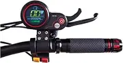 MKVAXR LED Display Throttle Electric Scooter Speedual, for Mini, Plus Grace, for Zero, for 8 9 10 8X 10X 11X QS-S4 LCD 36V 48V 52V 60V 72V Electric Scooter Display Panel(Zero 11X)