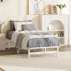 Oikiture Wooden Bed Frame Base Platform Pine Timber King Single Size Beds White