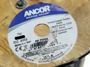Ancor 12/2C Marine Grade Tinned Copper Flat Duplex Boat Cable (B+R) White /25ft