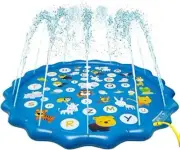 Splash Pad Sprinkler for Toddlers/Kids Outdoor Water Play Mat Wading Baby Pool